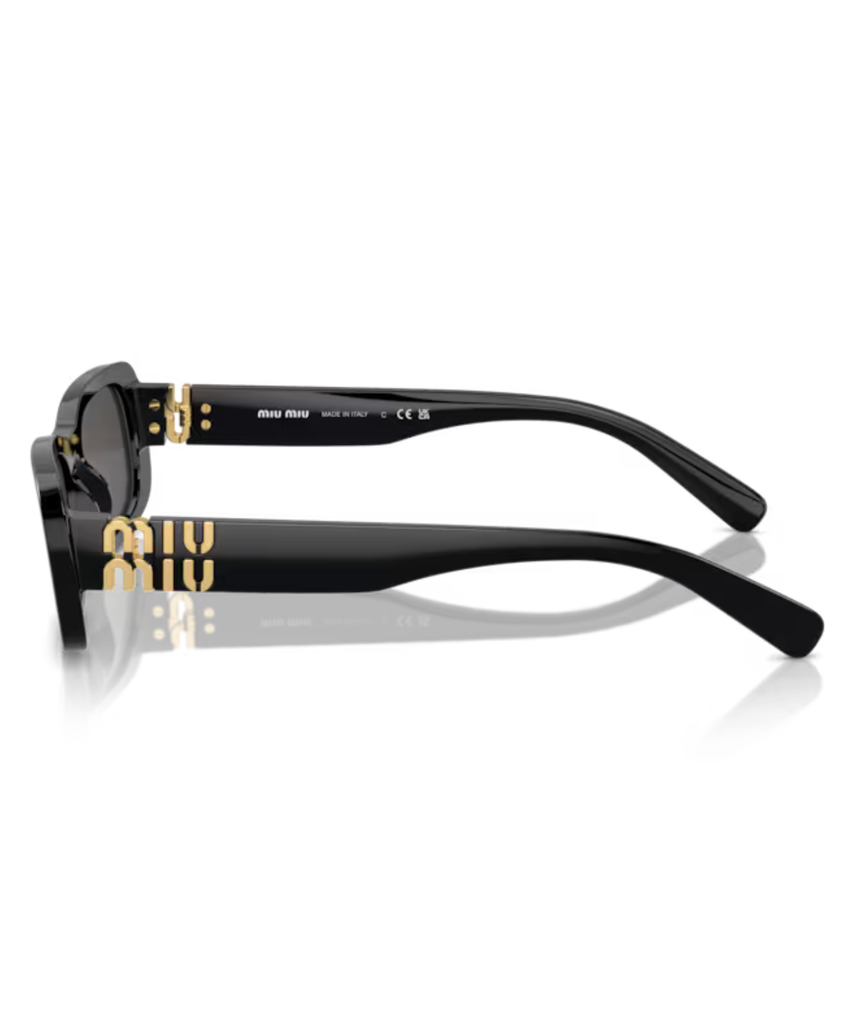 Miu Miu 0MU 08ZS Rectangle Sunglasses