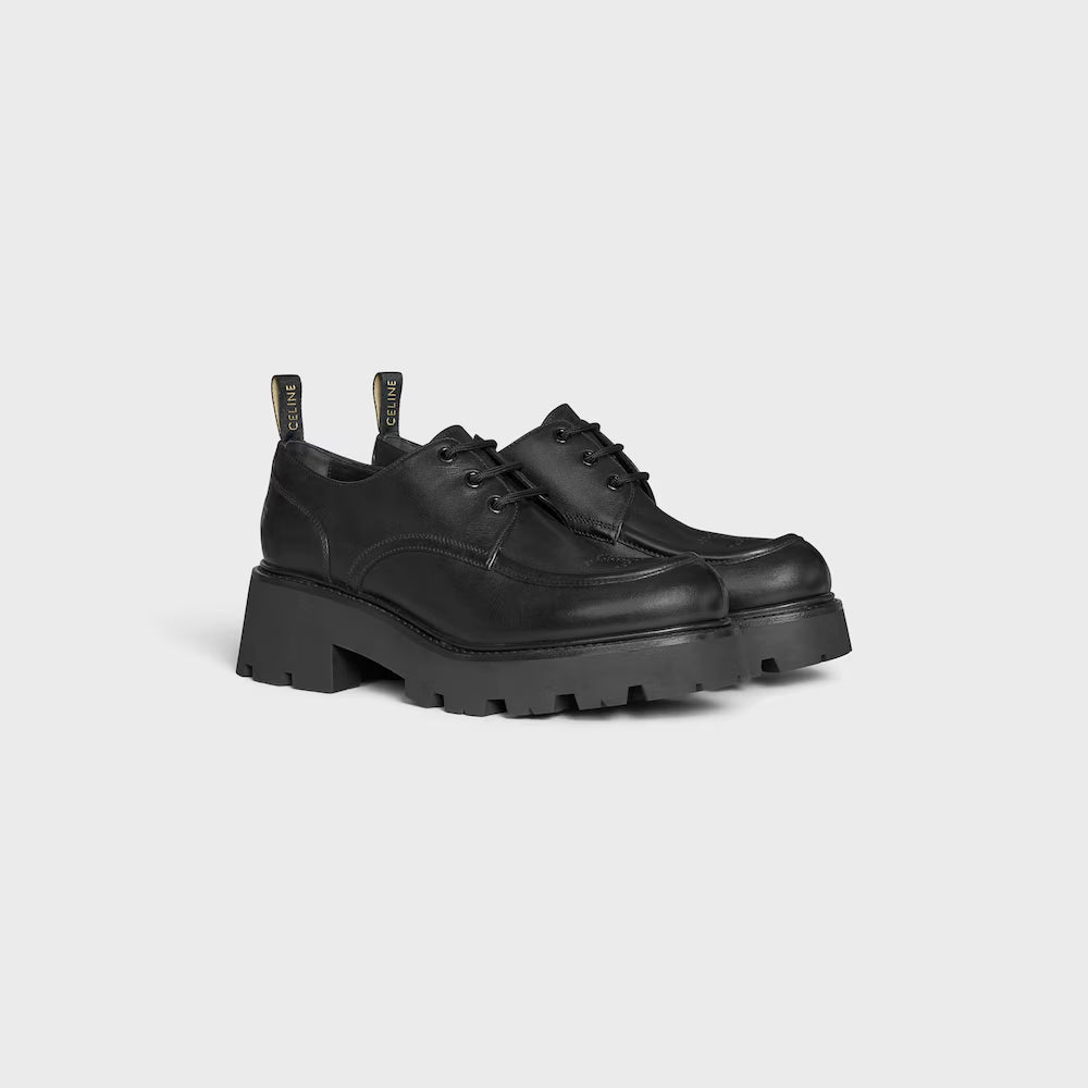 Triomphe Derbies Leather Shoes