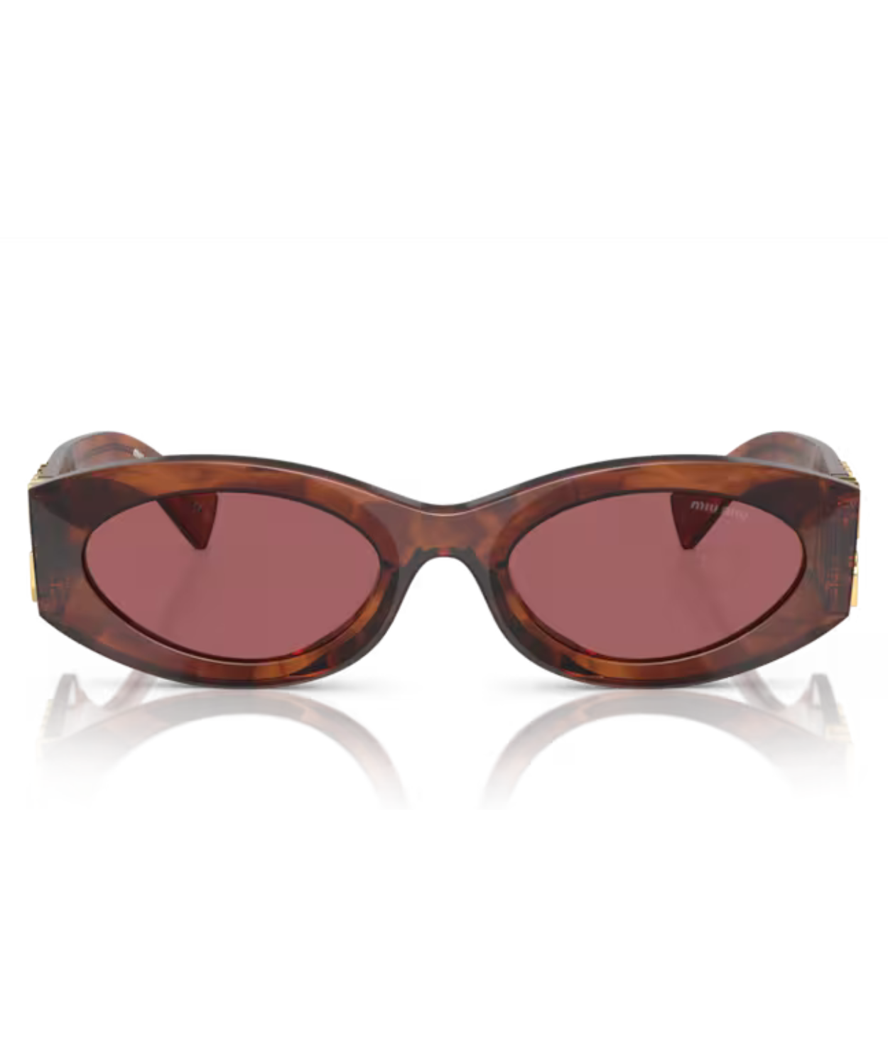 Miu Miu 0MU 11WS Oval Sunglasses