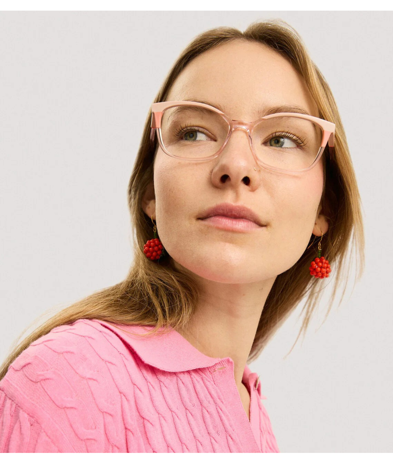 Woodys Begonia Geometric Eyeglasses