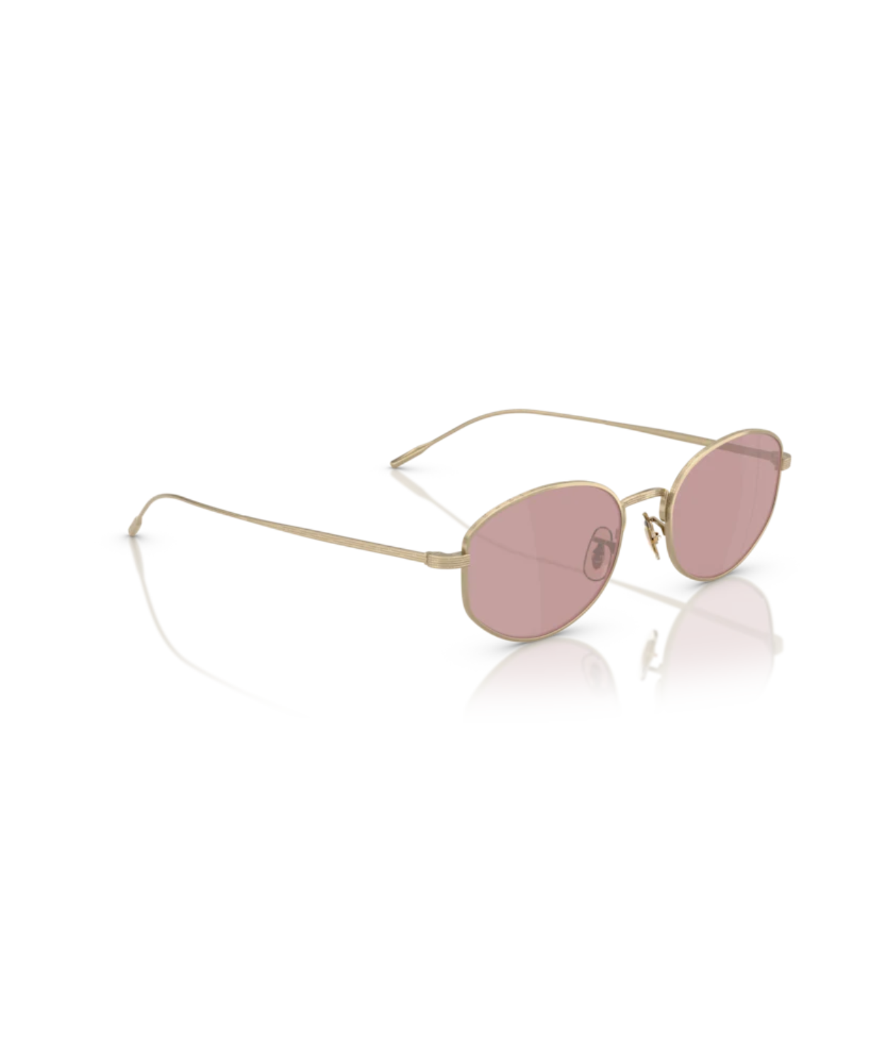 Soft Gold-Pink Satin