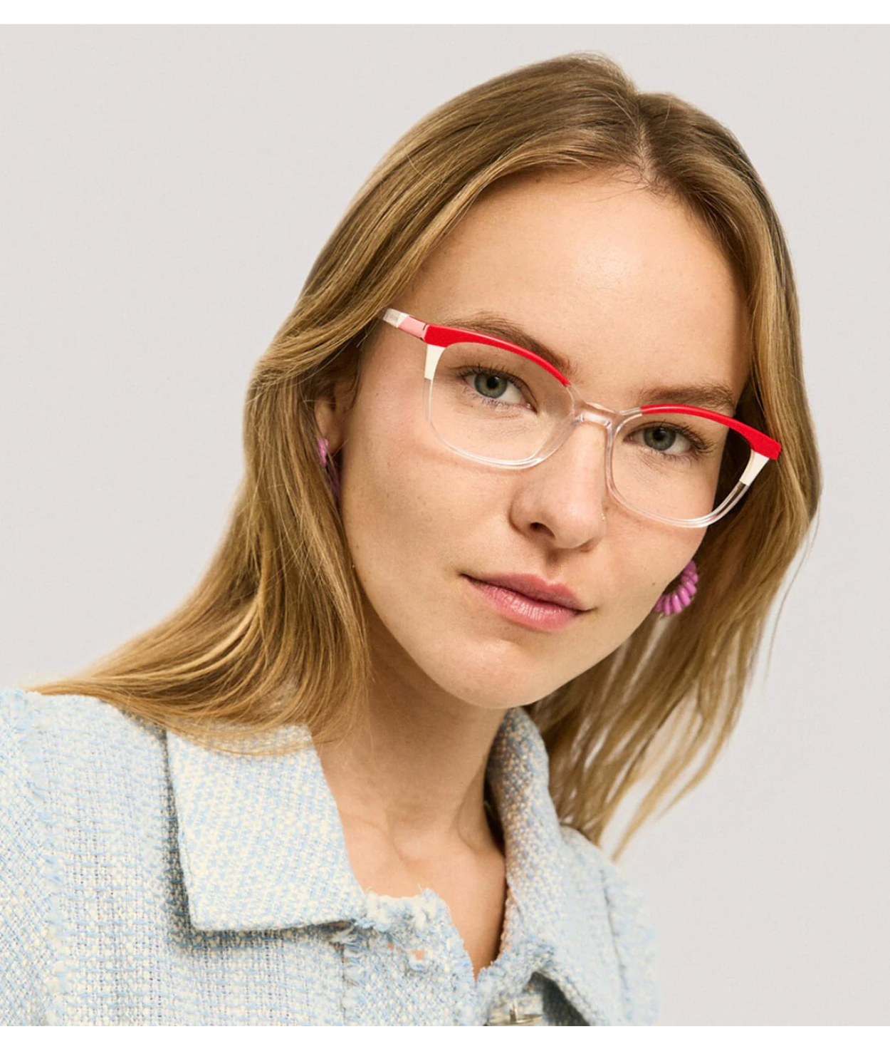 Woodys Begonia Geometric Eyeglasses