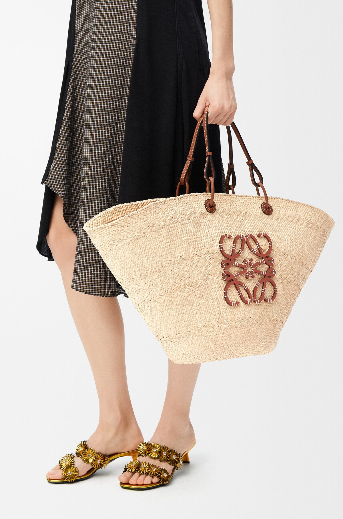 Large Anagram Basket Bag