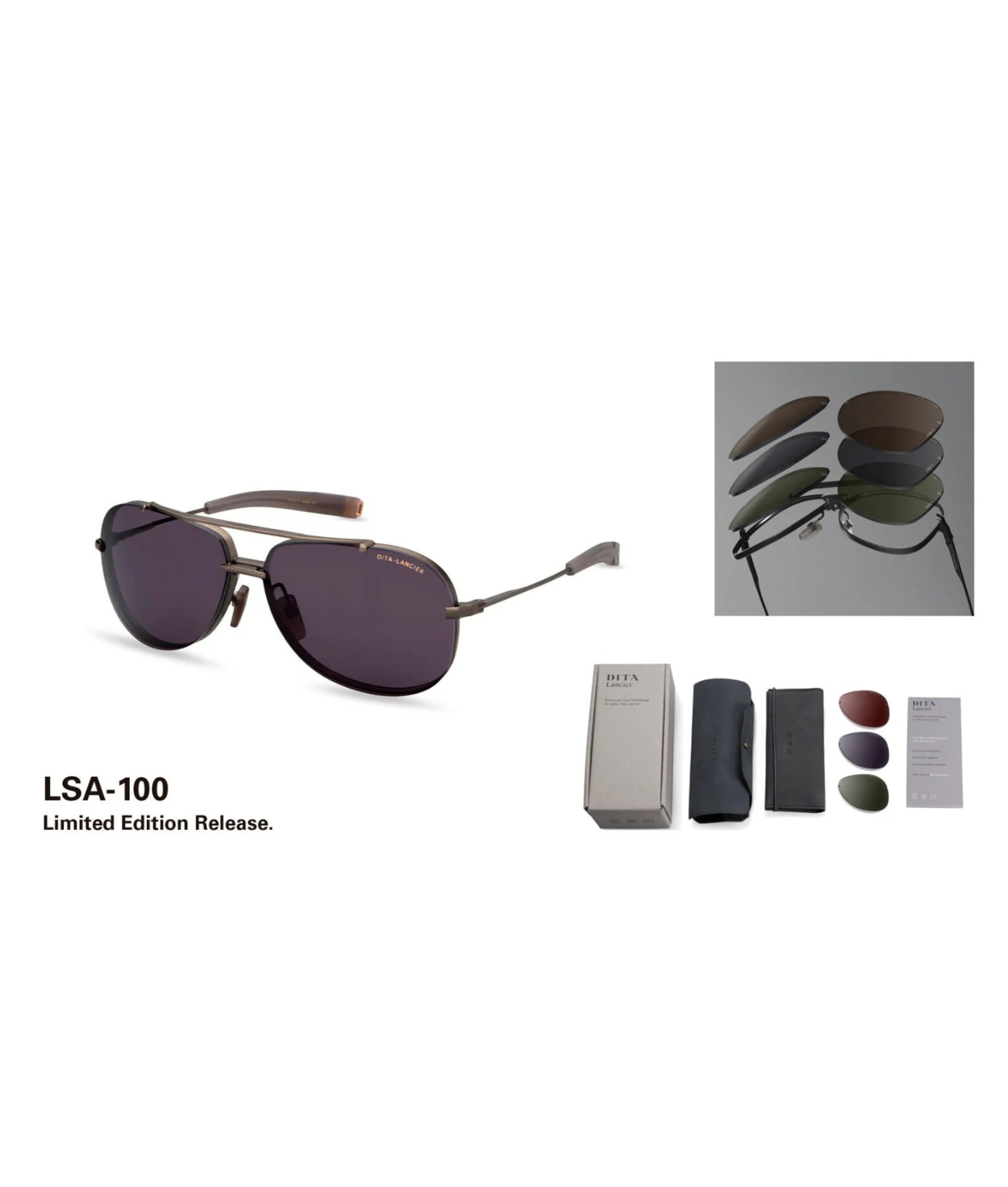 Black Gunmetal-Land Brown