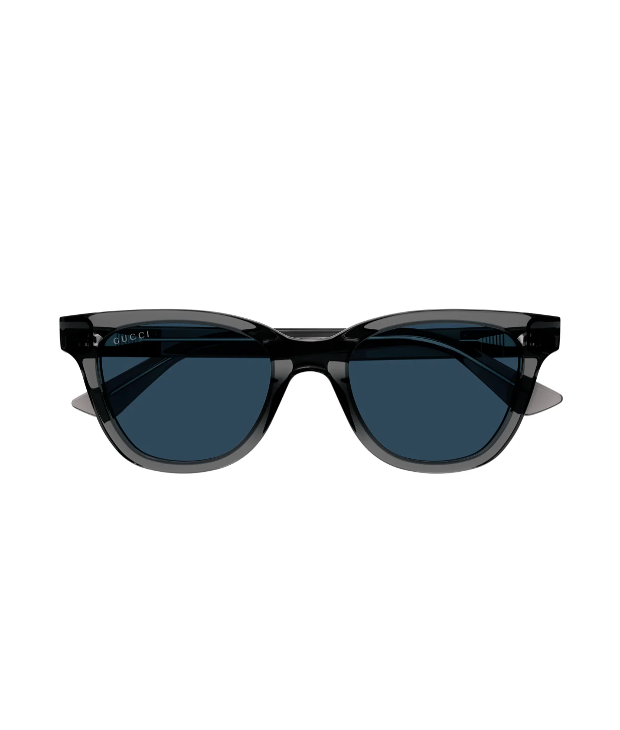 Shiny transparent grey-Blue