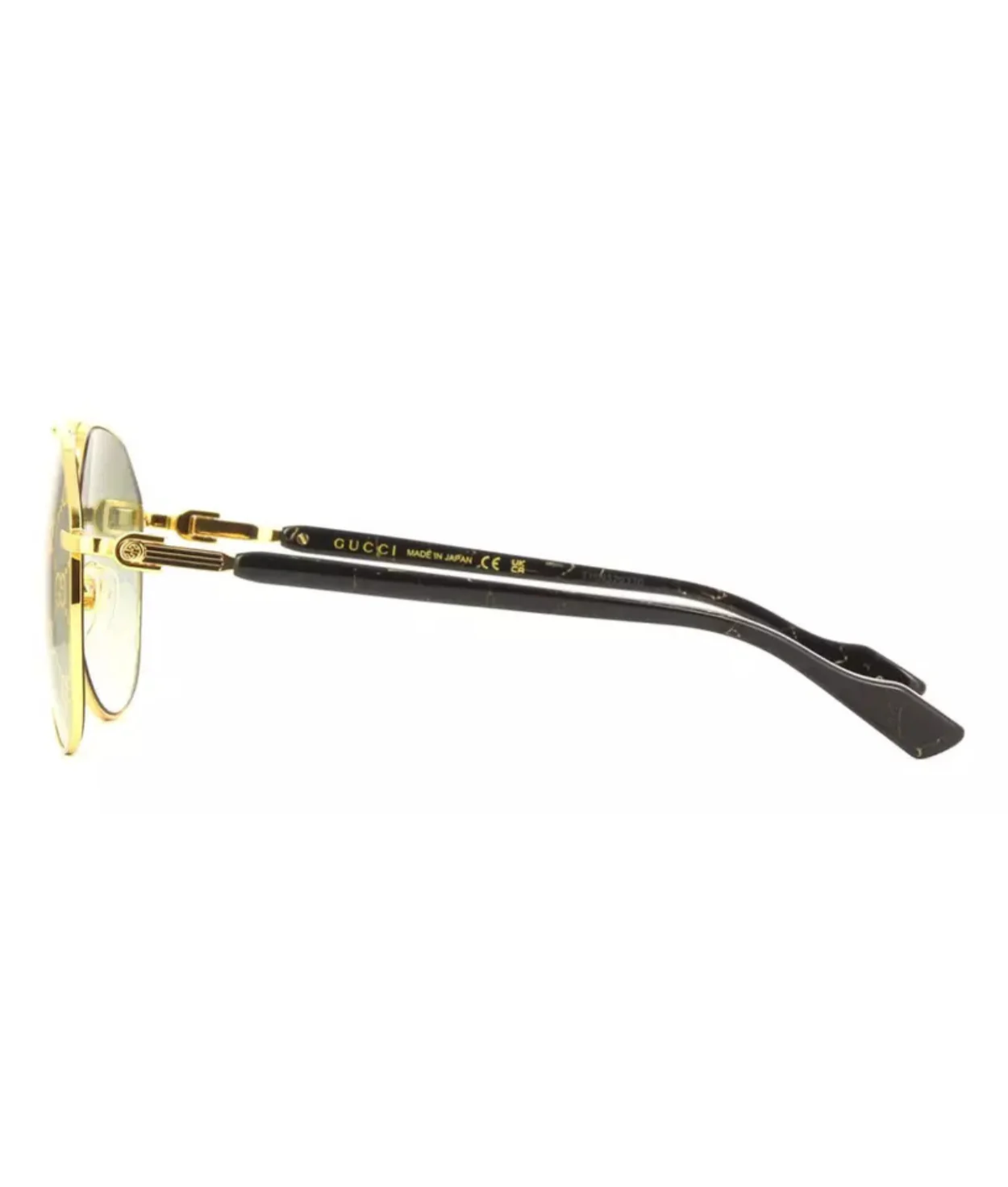 Gucci Lettering GG1220S Aviator Sunglasses