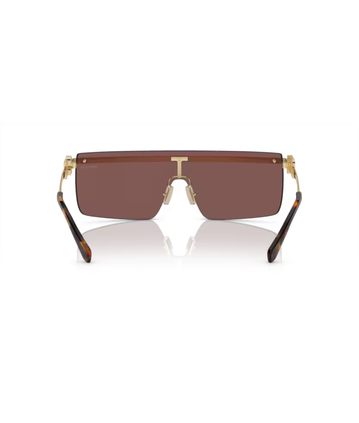 Pale Gold-Brown Mirror Internal Silver