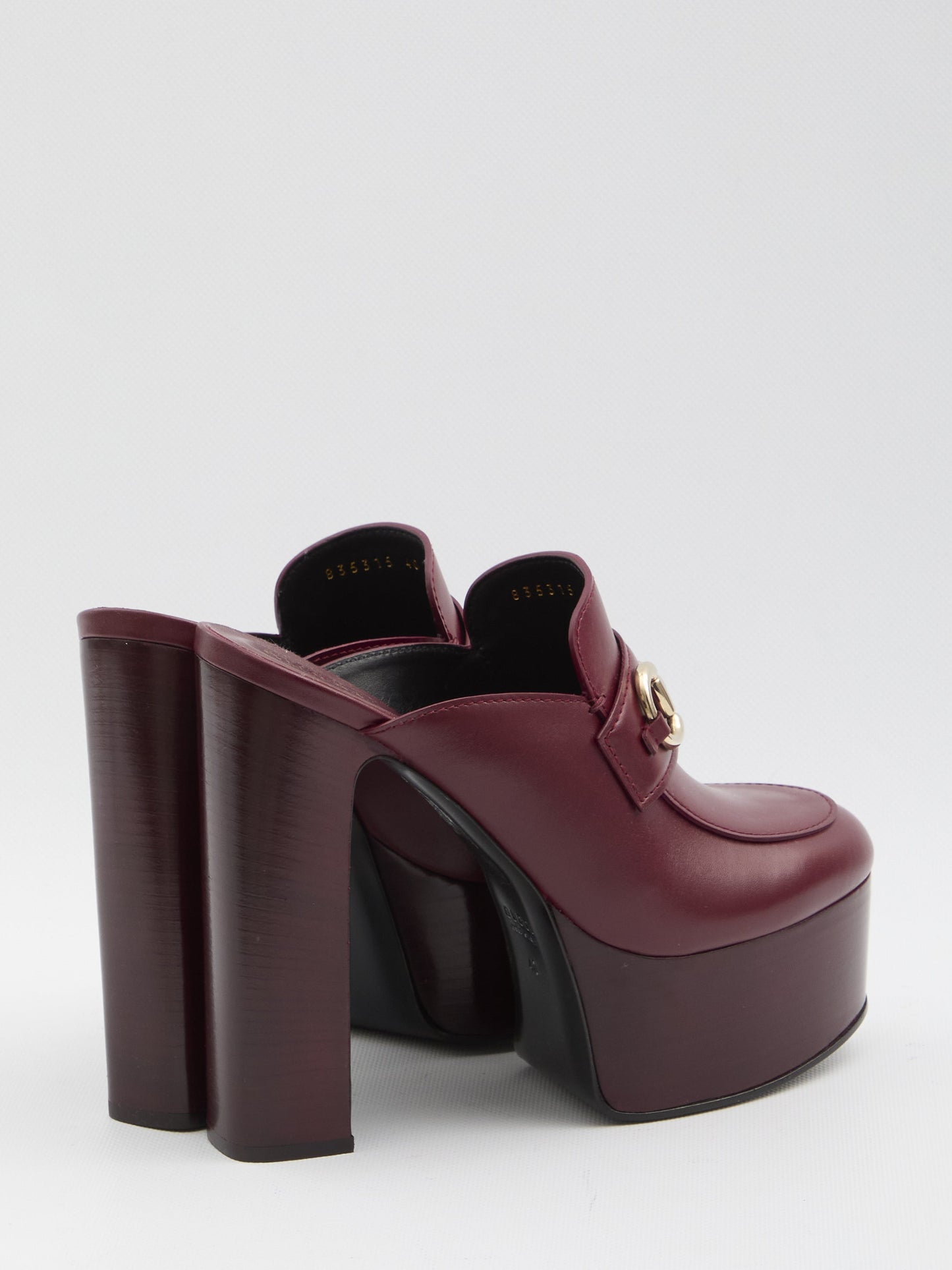 Platform mules with Horsebit