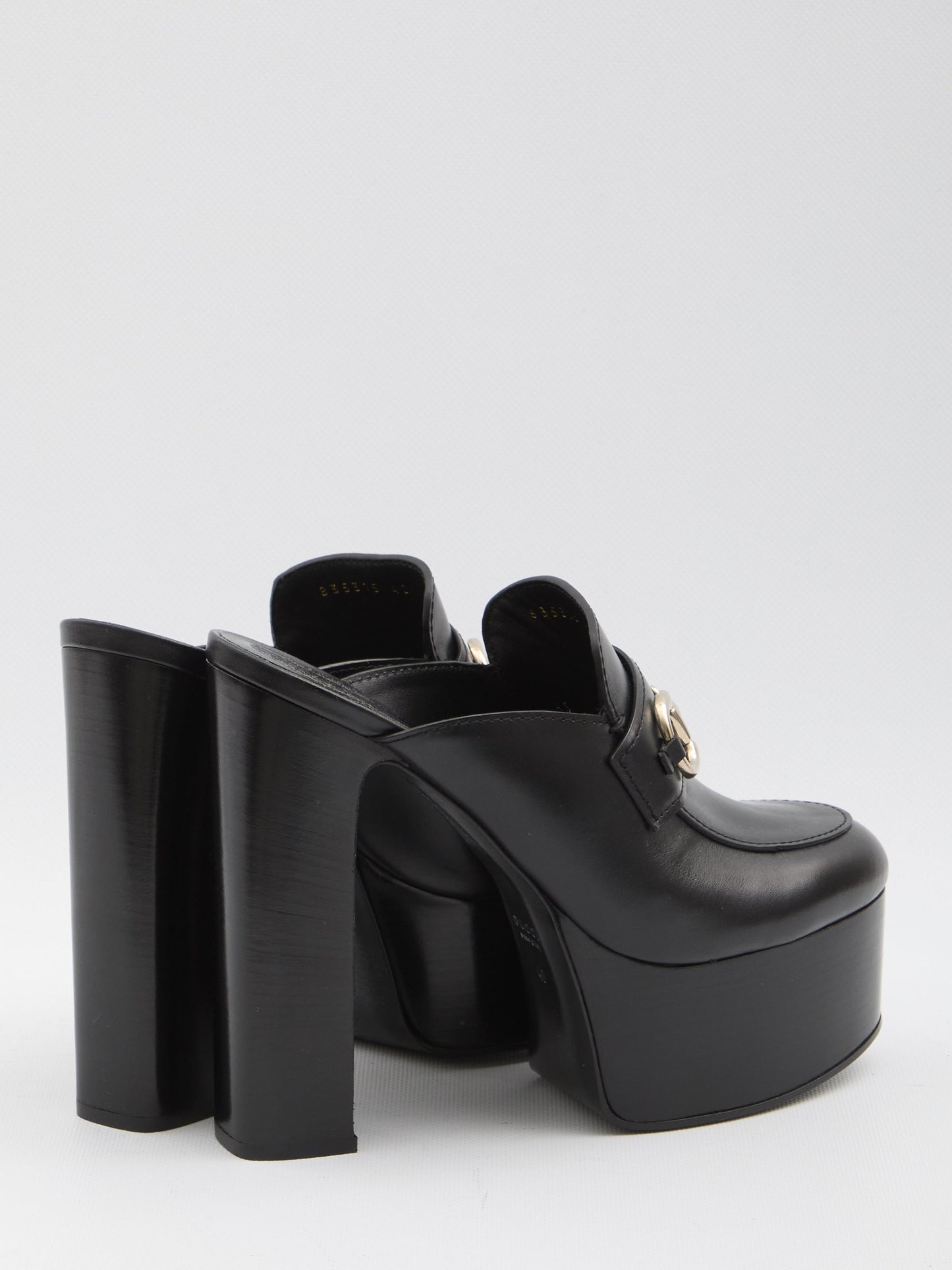 Platform mules with Horsebit