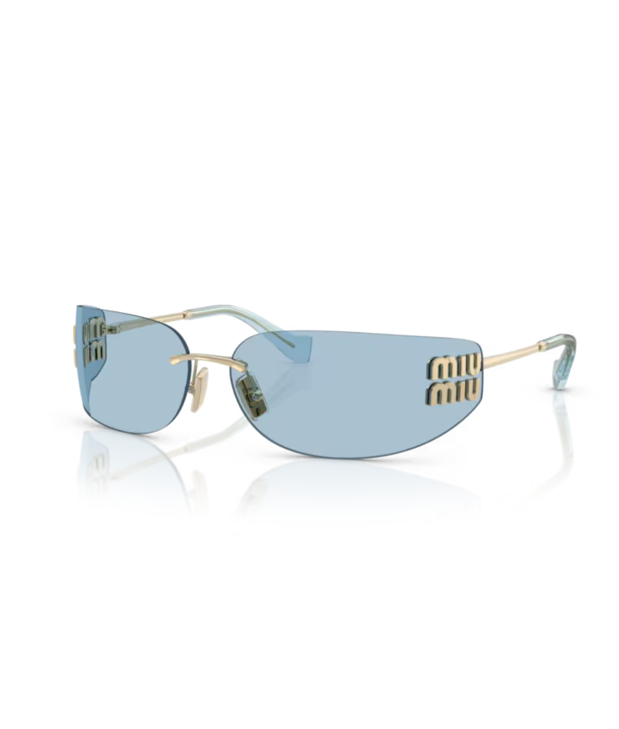 Pale Gold-Light Blue