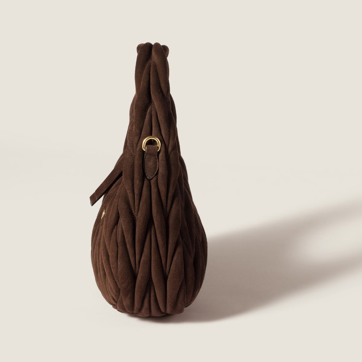 Wander Matelassé Suede Bag