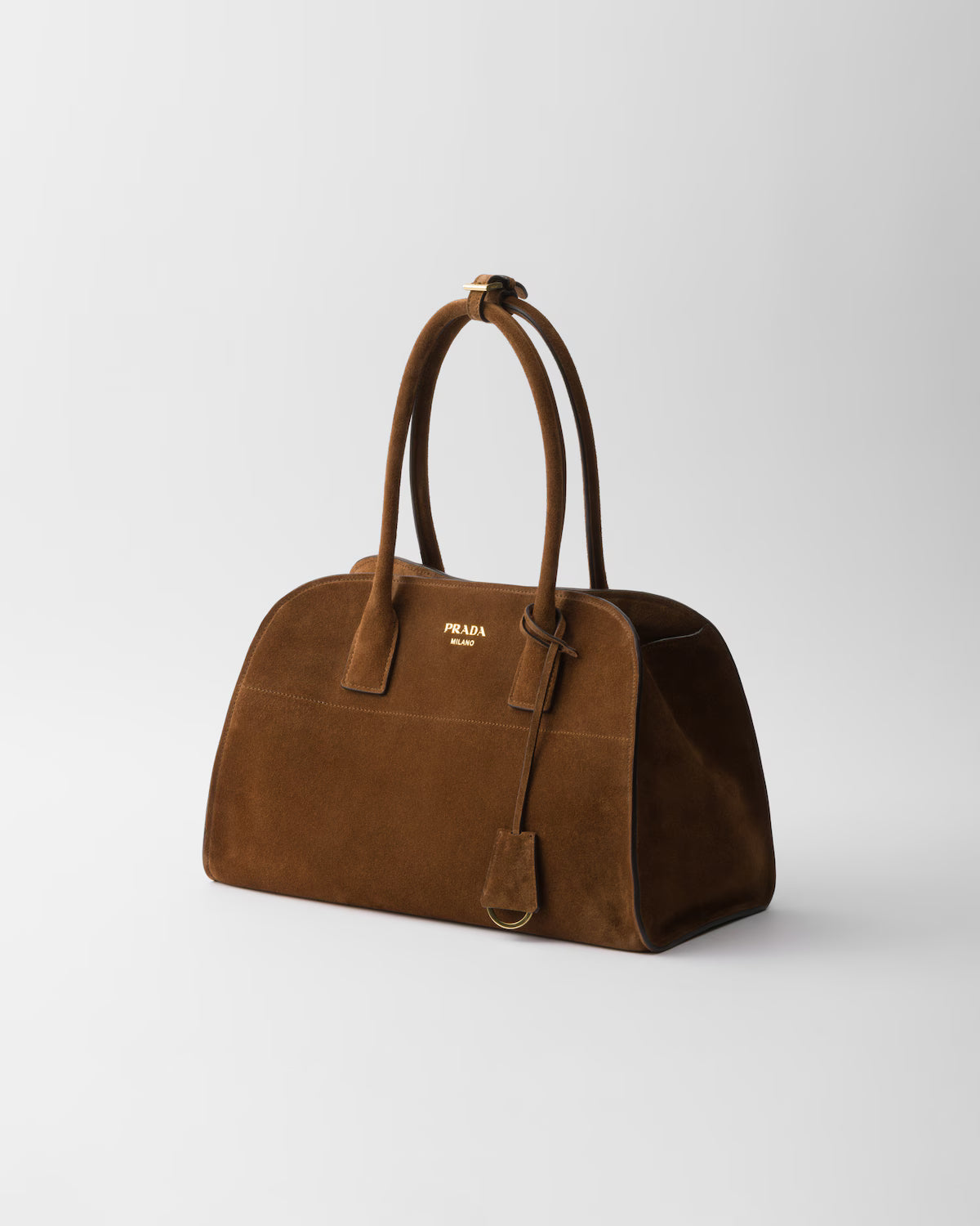 Bolso tote mediano de ante