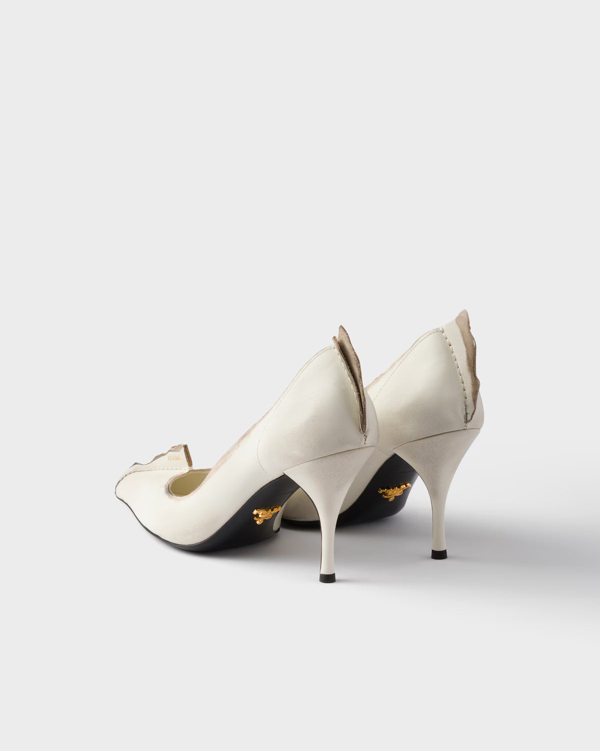 Antiqued Leather Pumps