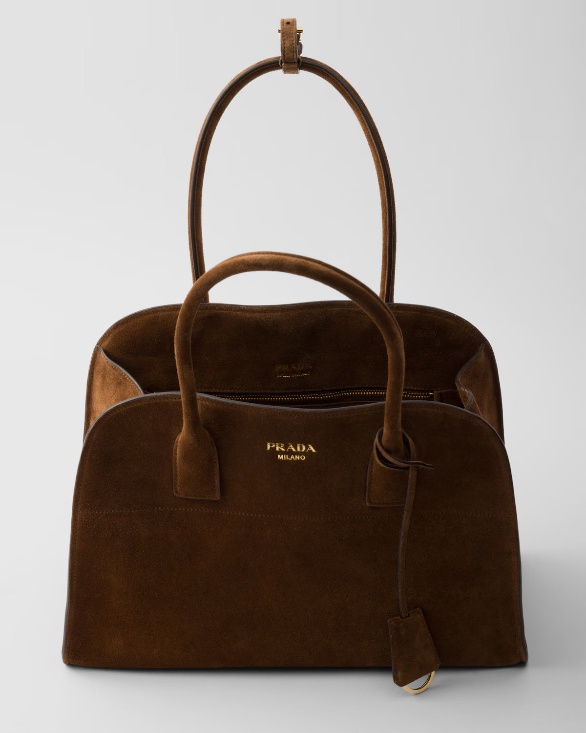 Bolso tote mediano de ante