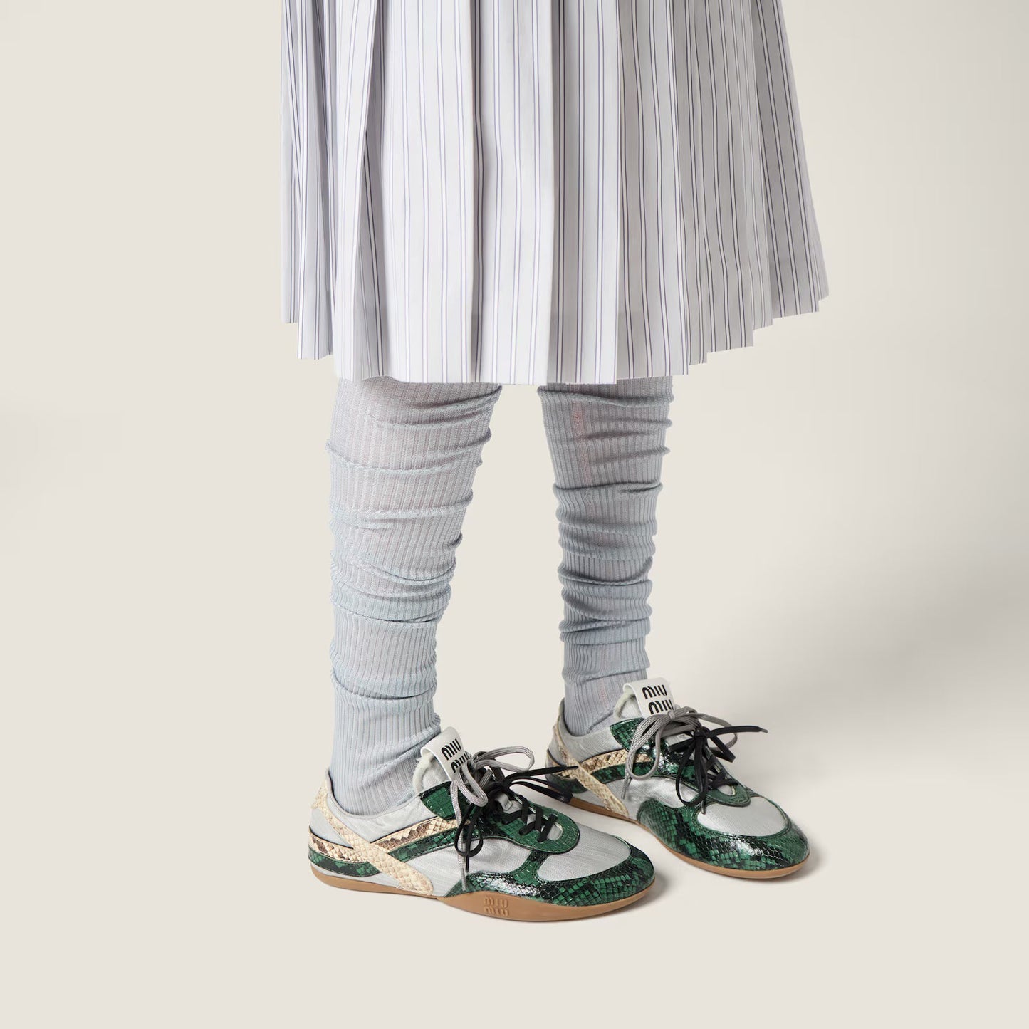 Gymnasium Technical Leather Sneakers