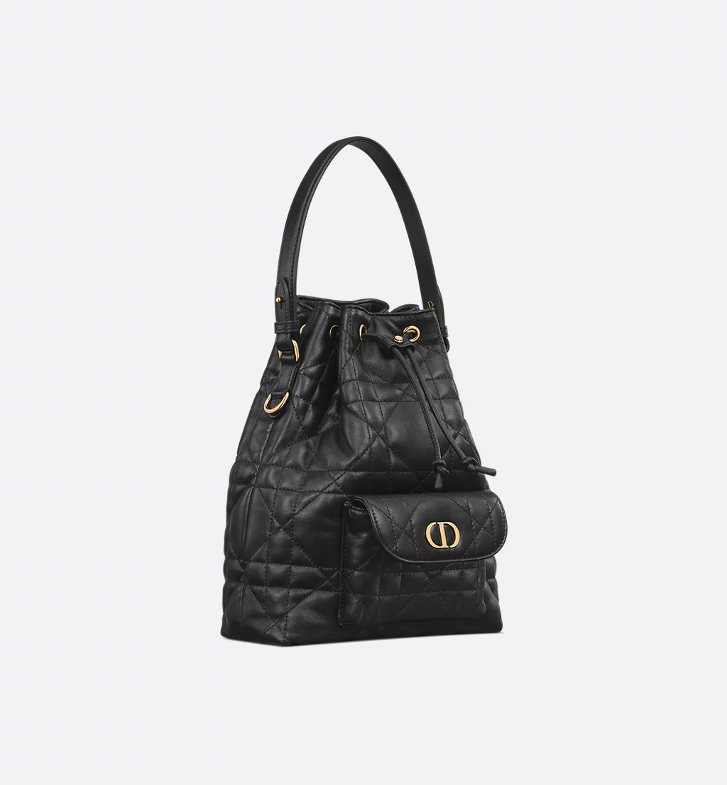 Small Dior Caro Bucket Bag