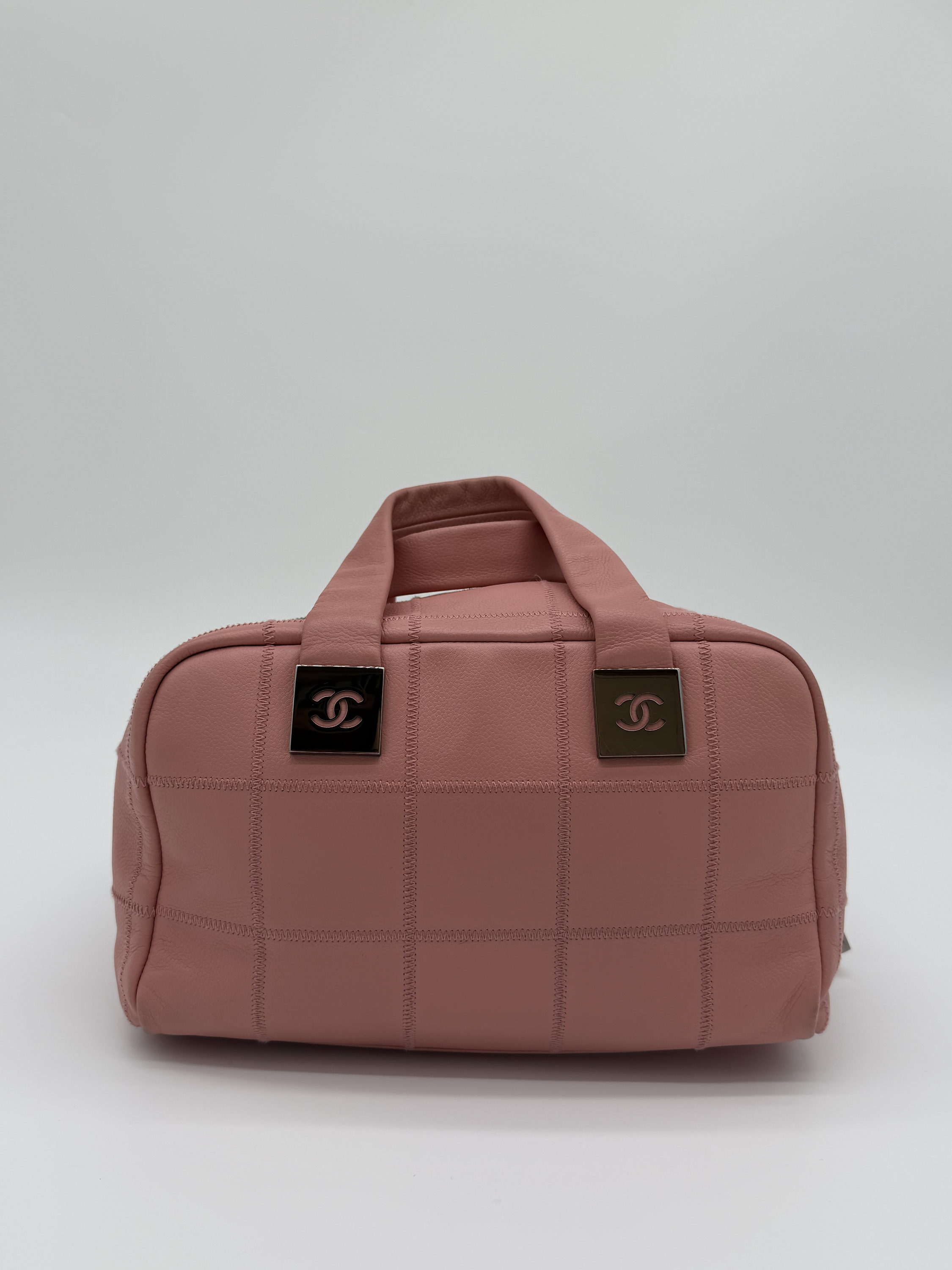 Chanel Bowling Bag Pink Large