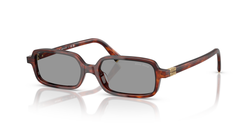 Miu Miu 0MU 11ZS Rectangle Sunglasses