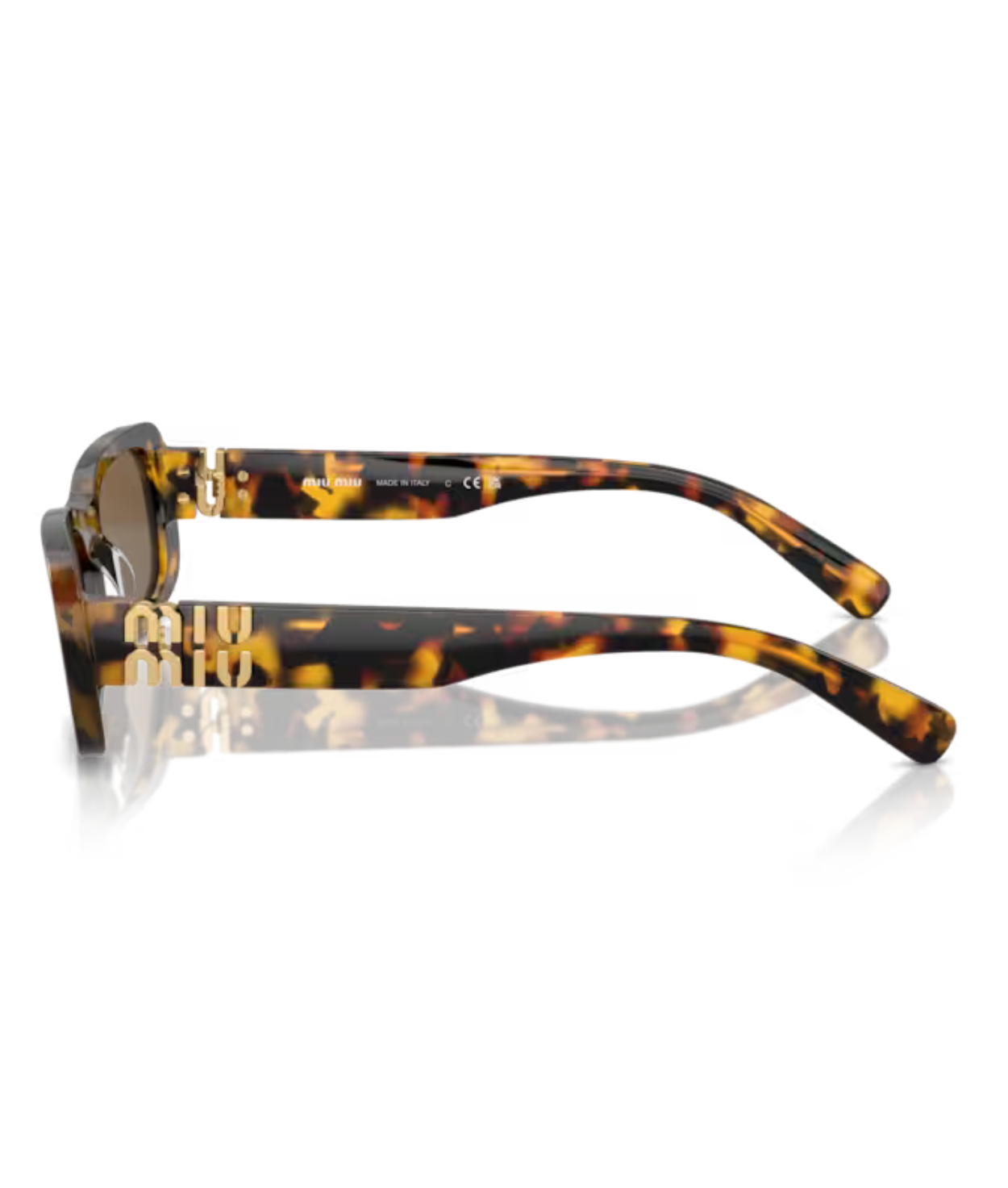 Miu Miu 0MU 08ZS Rectangle Sunglasses