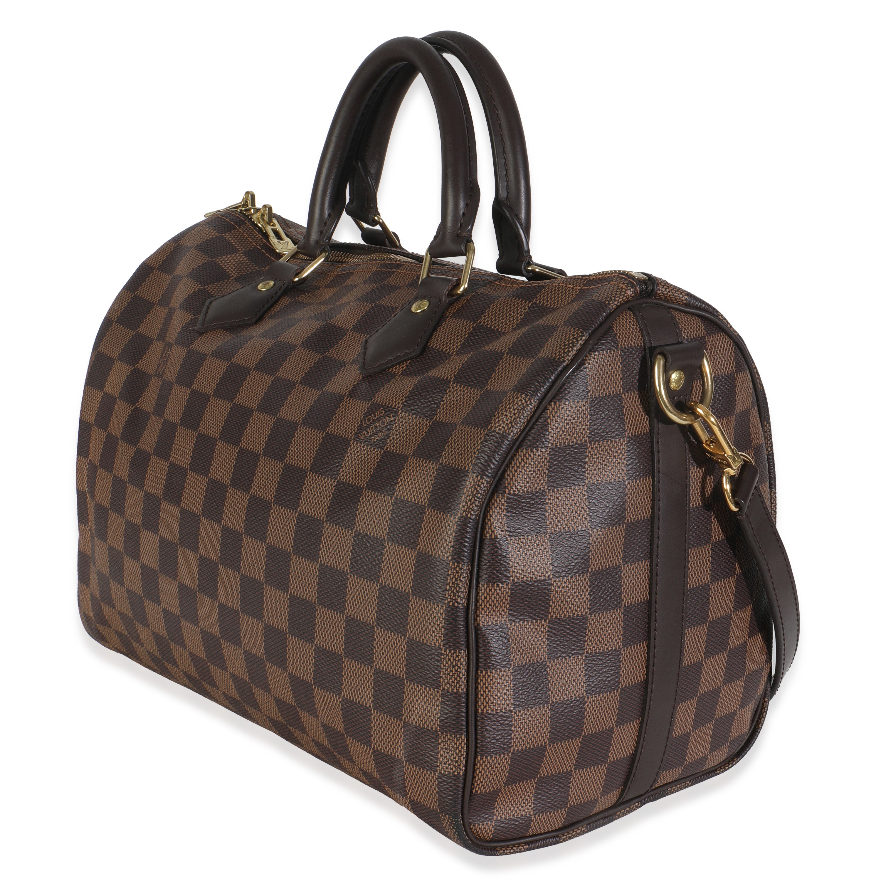 Damier Ebene Canvas Speedy Bandouliere 30