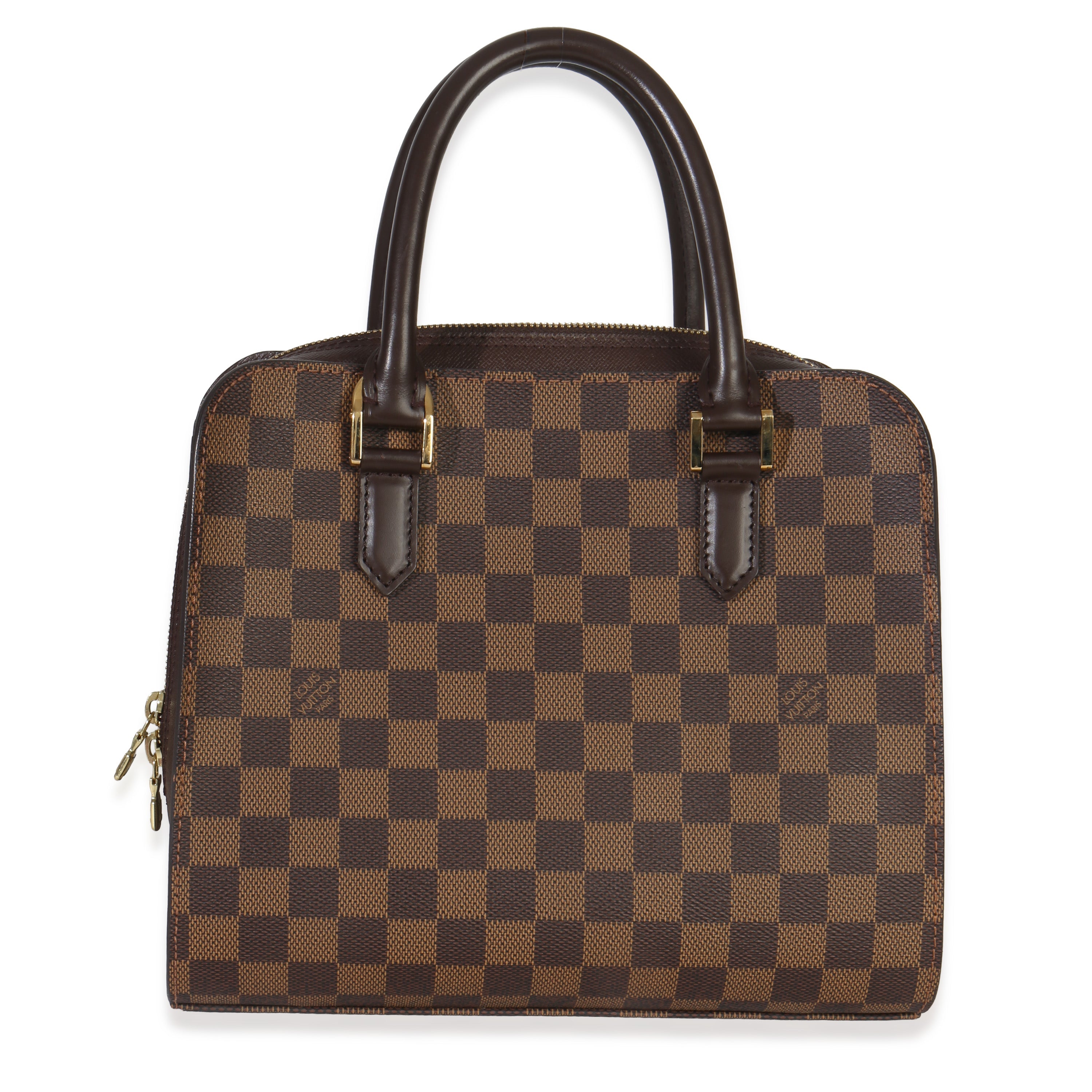 Louis Vuitton Damier Ebene Canvas Triana PM Handbag fv