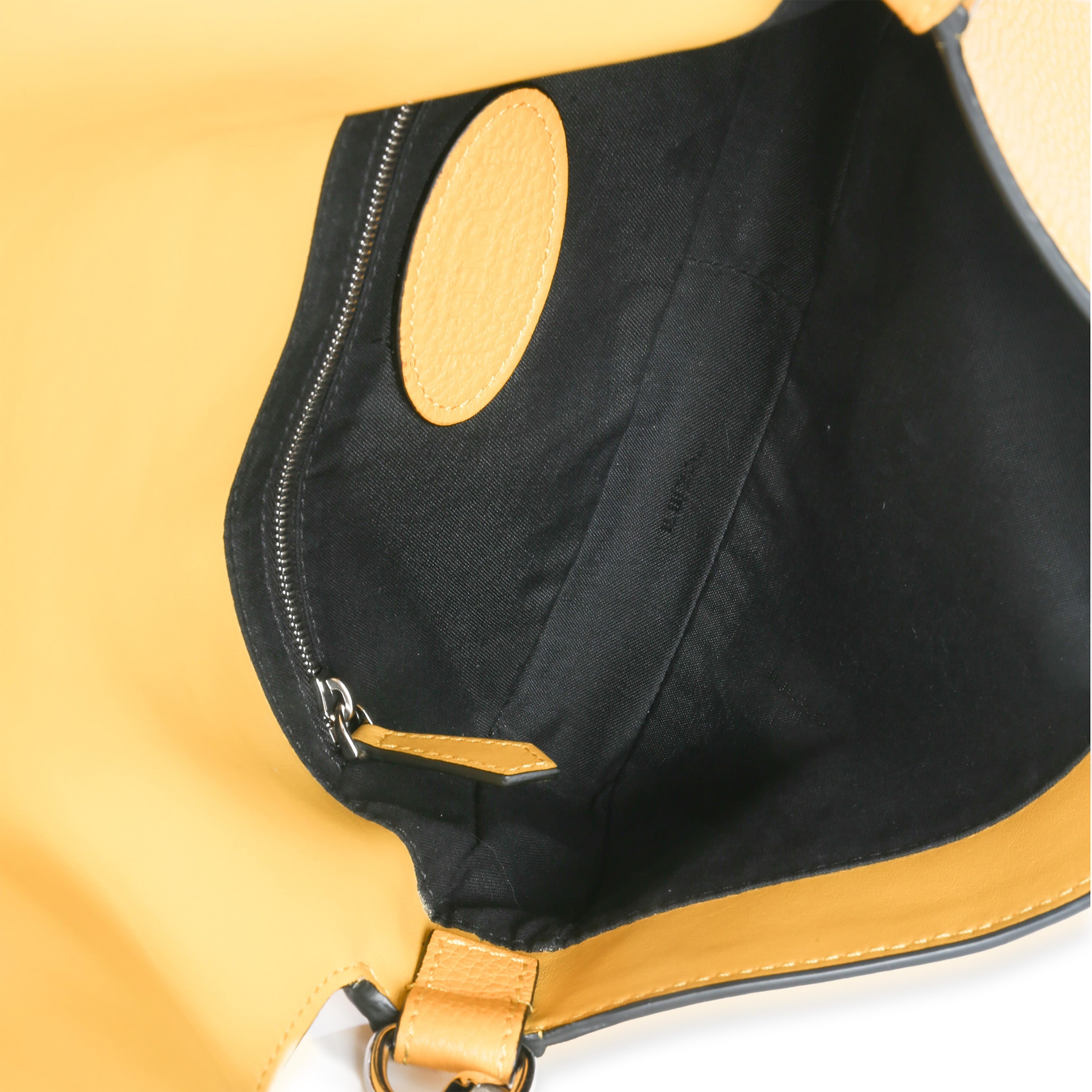 Fendi Yellow Cuoio Romano Selleria Belt Baguette Bag Handbag ad1