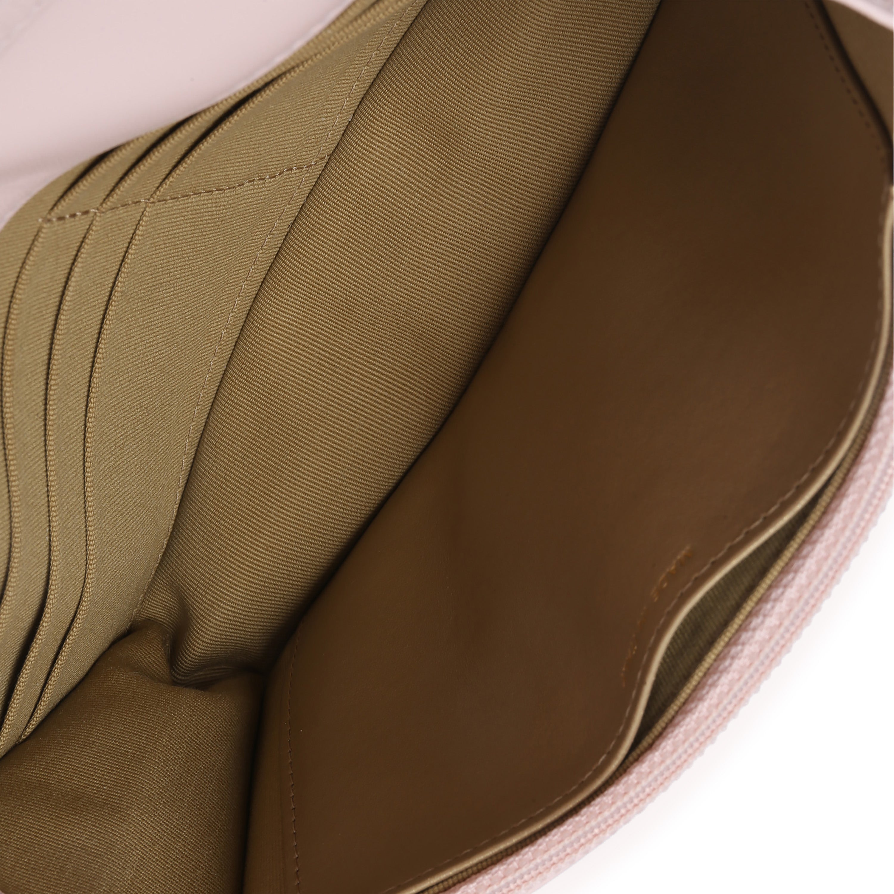 Chanel Pink Quilted Lambskin CC Pearl Crush Wallet On Chain Handbag ad1