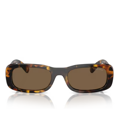 Miu Miu 0MU 08ZS Rectangle Sunglasses