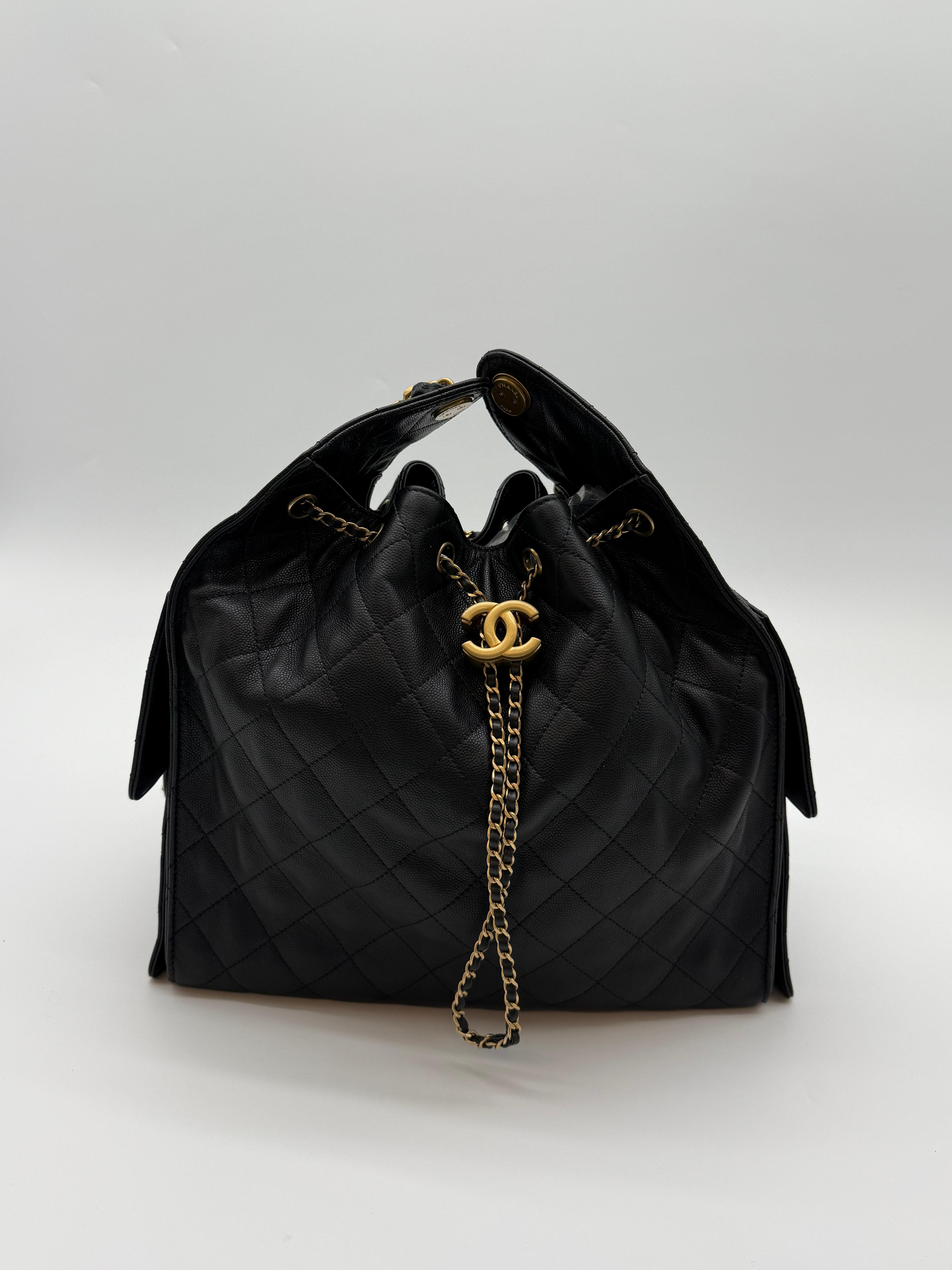Chanel 25 Handbag Black Medium