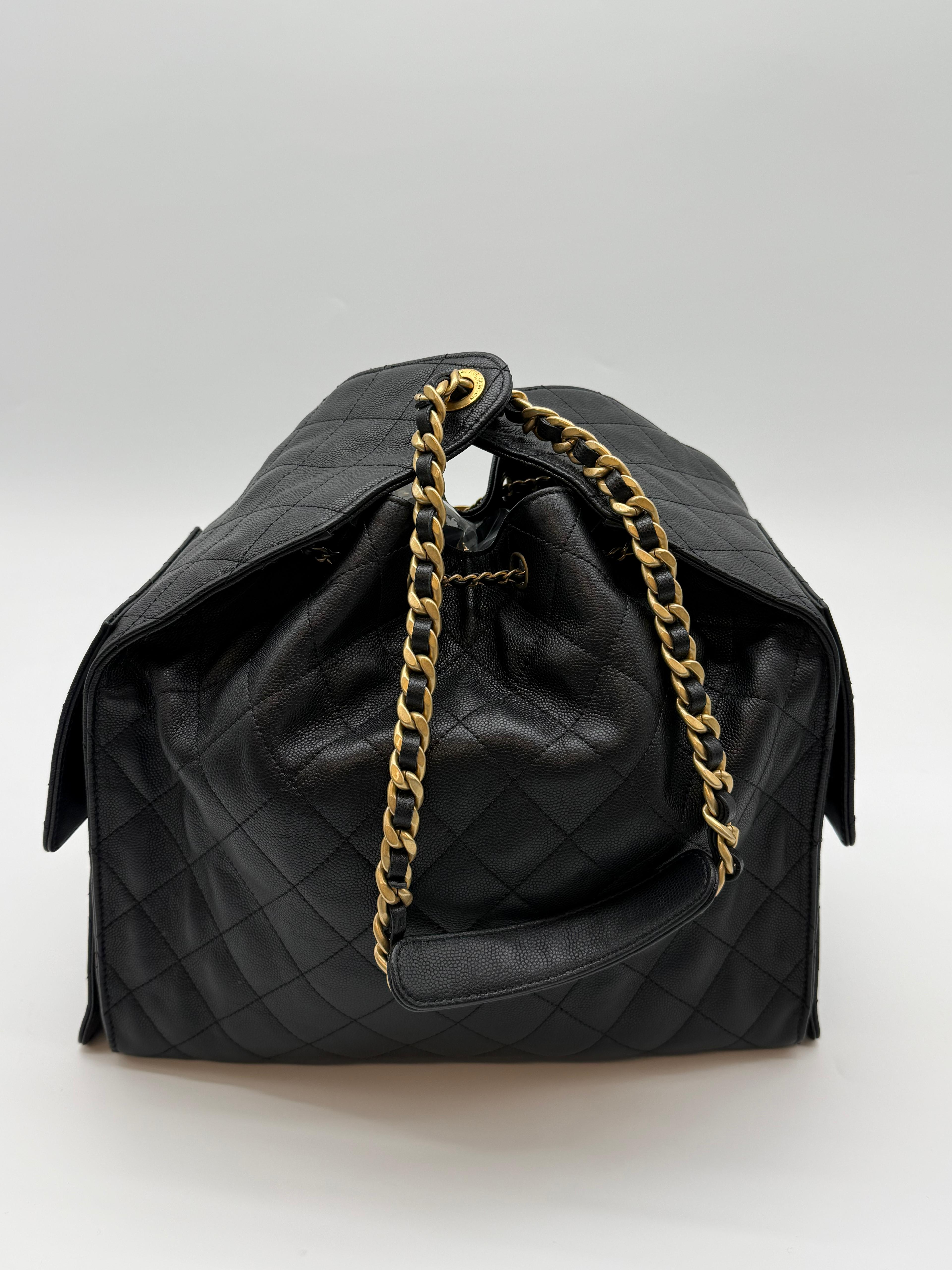 Chanel 25 Handbag Black Medium