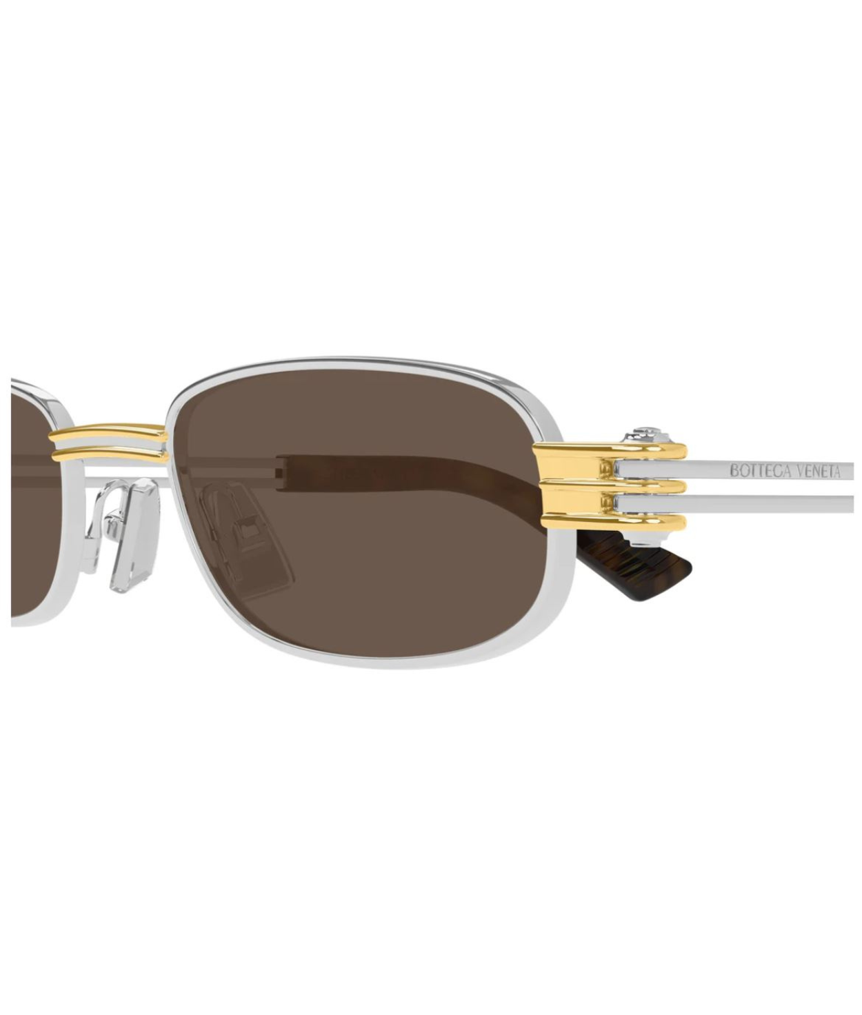 Bottega Veneta BV1381S Rectangular Sunglasses