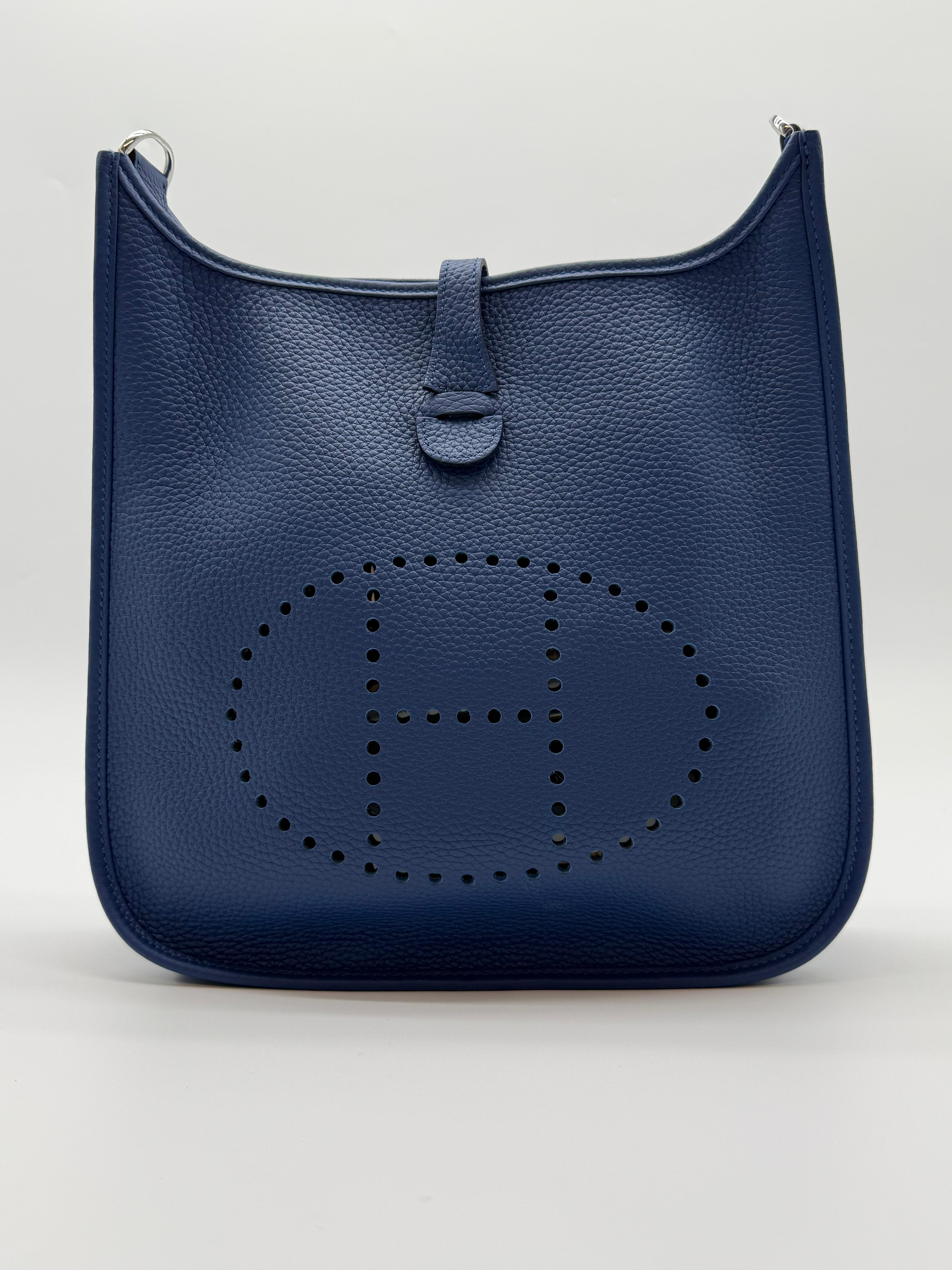 Hermès Evelyne Bag Blue 29