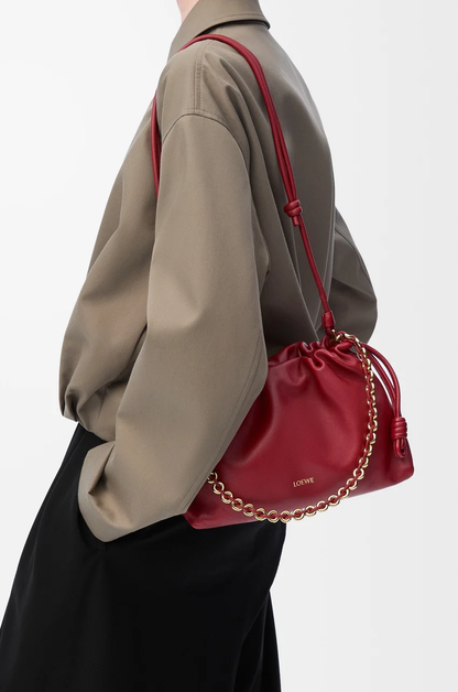 Medium Flamenco purse in mellow nappa lambskin