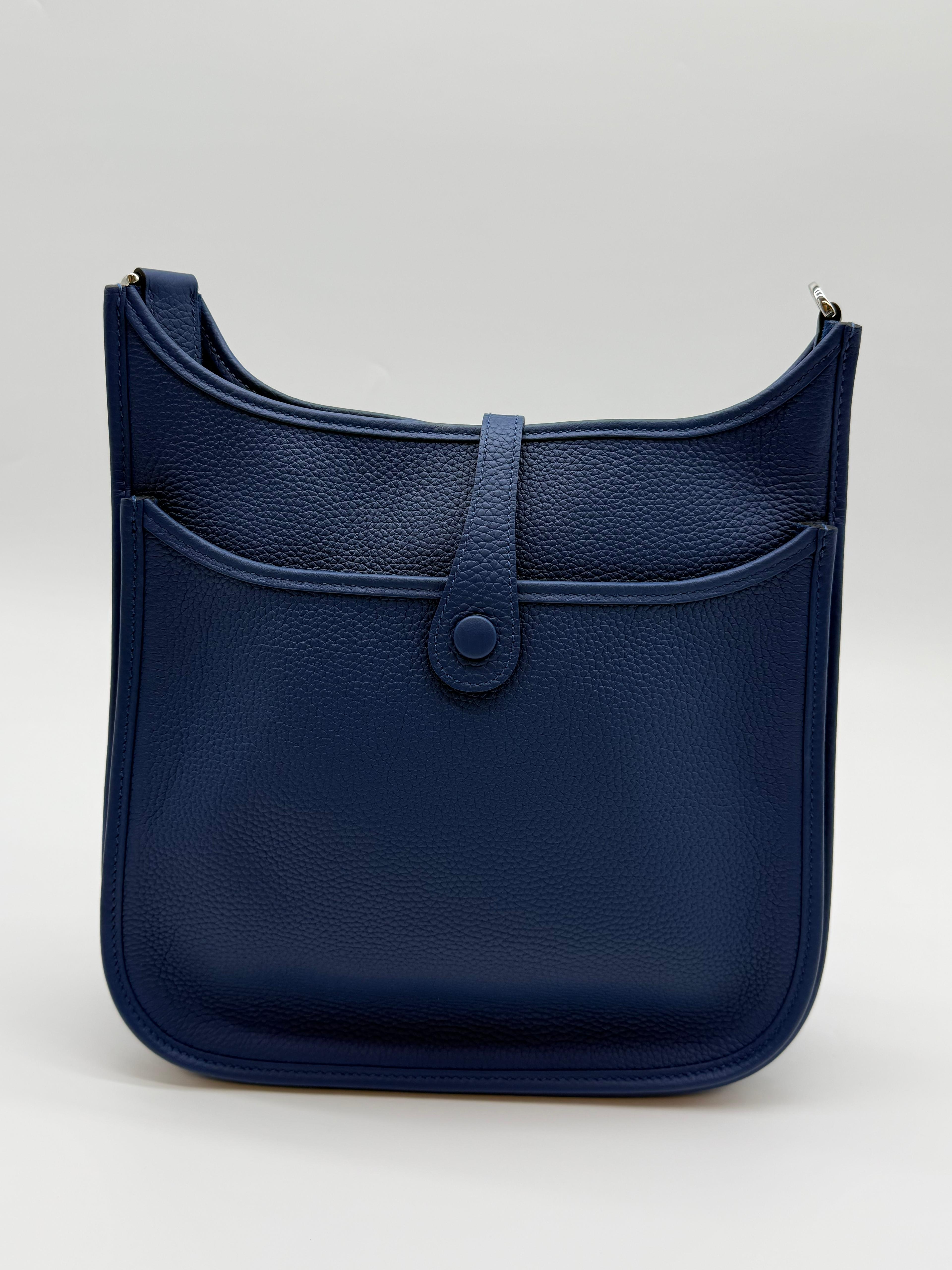 Hermès Evelyne Bag Blue 29