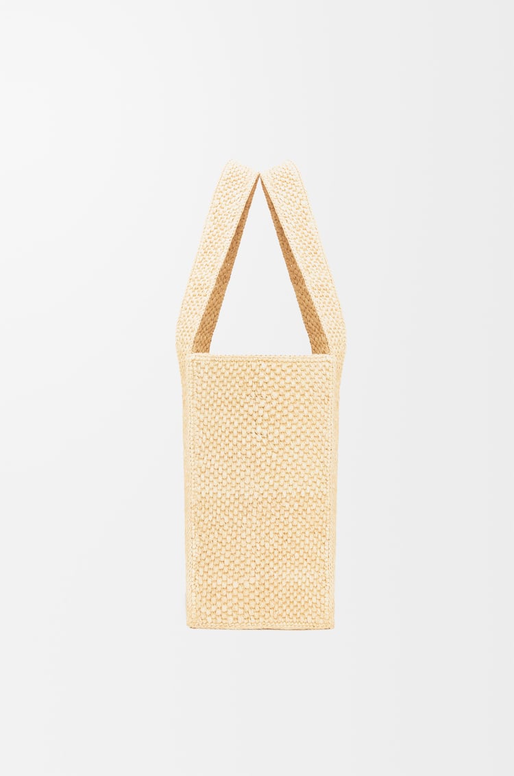 Bolso tote mediano Font en rafia 