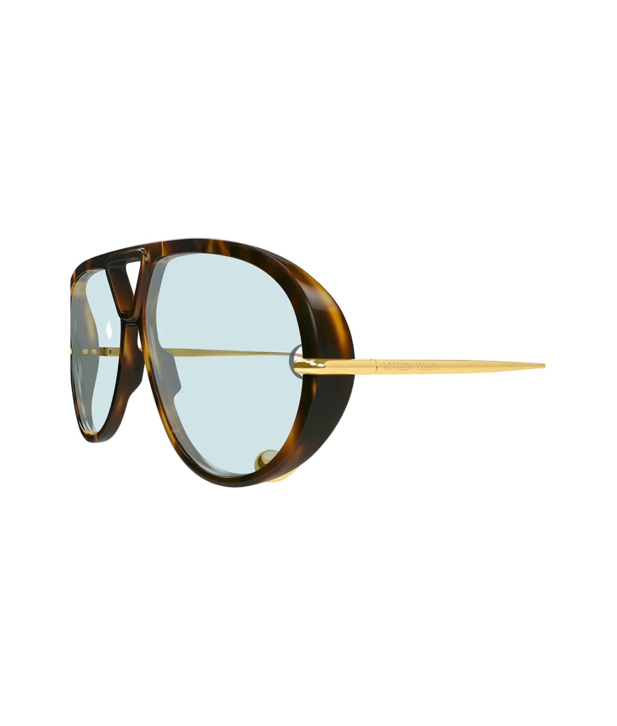 Shiny Dark Havana-Light Green