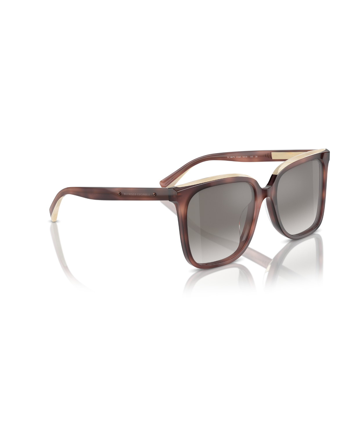 Havana ortensia/panama-Gradient grey mirror silver