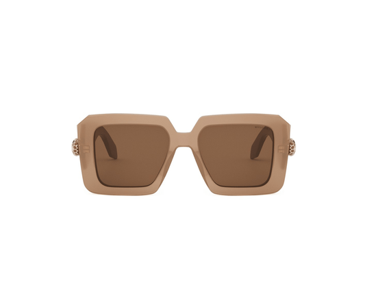Shiny Opaline Pink-Brown