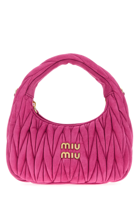 Wander Matelassé Suede Bag