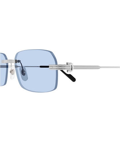 Silver-Pale Light Blue