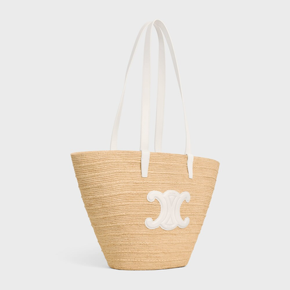 Bolso clásico de rafia Panier