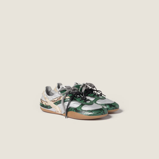 Gymnasium Technical Leather Sneakers