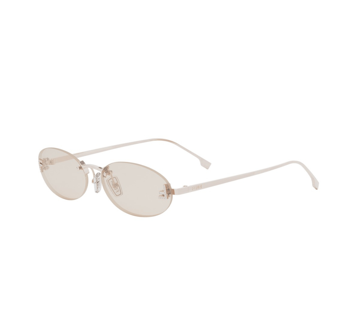 Fendi First Crystal FE4075US Oval Sunglasses