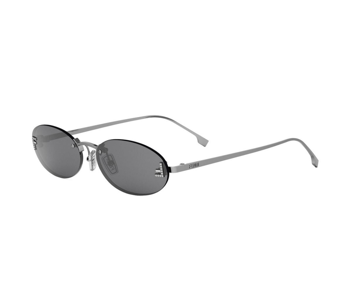Fendi First Crystal FE4075US Oval Sunglasses