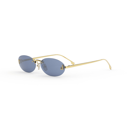 Fendi First Crystal FE4075US Oval Sunglasses