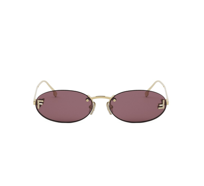Fendi First Crystal FE4075US Oval Sunglasses