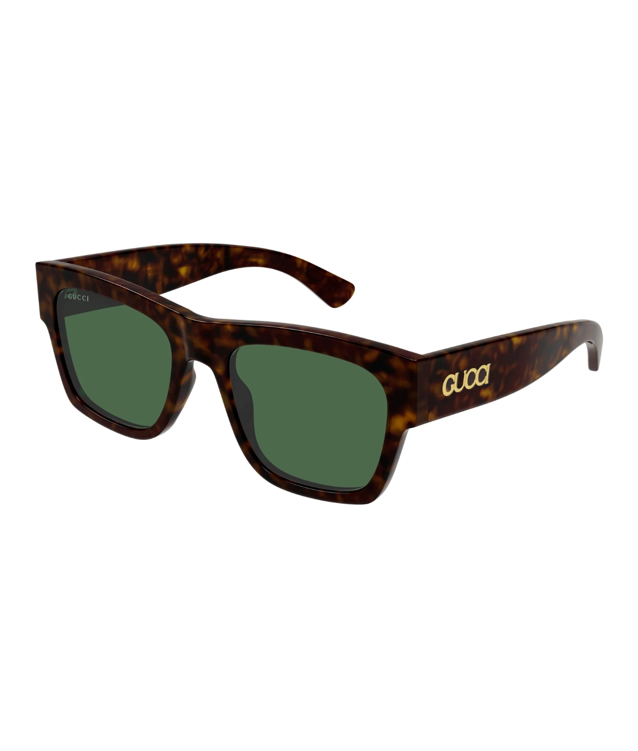 Shiny Dark Havana-Dark Green