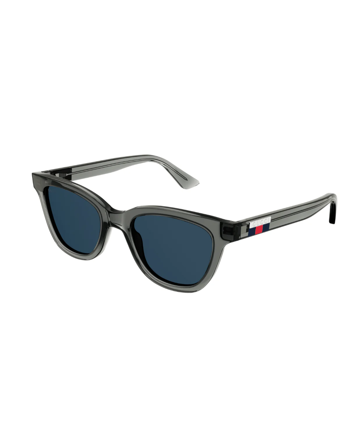 Shiny transparent grey-Blue