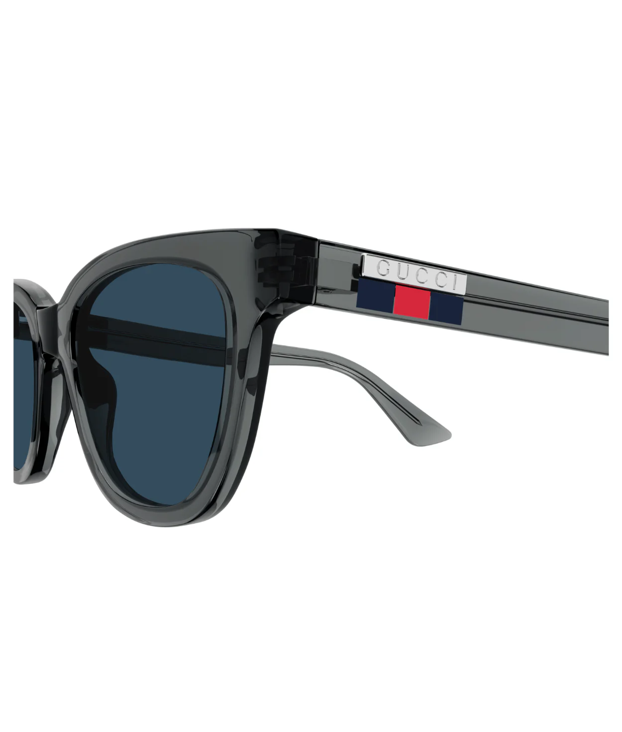 Shiny transparent grey-Blue