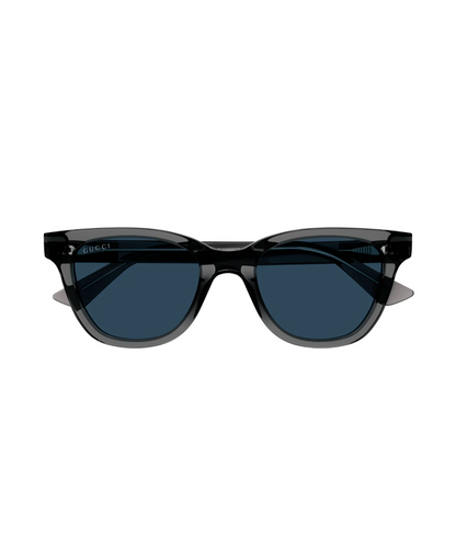 Shiny transparent grey-Blue